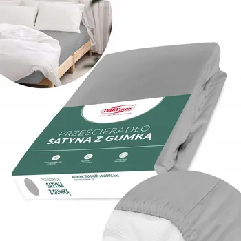 Prostěradlo Prostěradlo SATÉN s gumou 200x220 MĚKKÁ BAVLNA na výběr