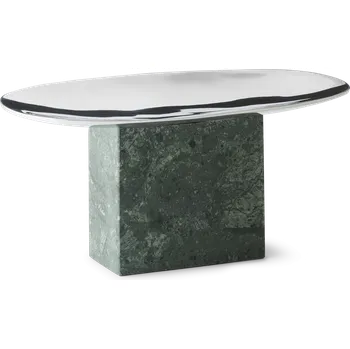 Šperkovnice Gejst, Dekorativní tác Sapoto, 25 cm, stříbrno-zelený - Formadore