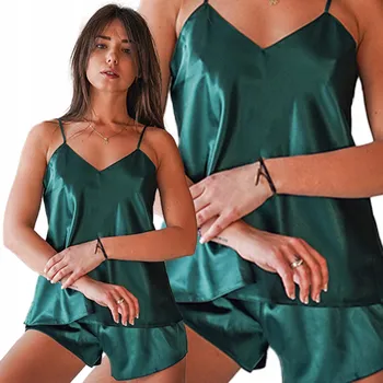 Dámské pyžamo Komplet DKaren Karen S-2XL L zelený