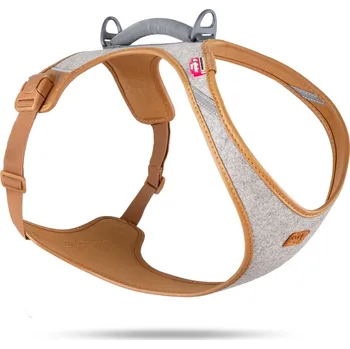 Postroj pro psa Curli Alpine Belka postroj, šedá - Velikost XL: Obvod hrudníku 55,5 - 62,7 cm