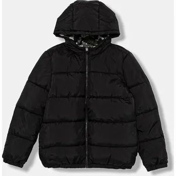 Dívčí bunda Dětská bunda Guess černá barva, L5BL16 W3090 L5BL16.W3090.9BYA 99X, vel. 147-157