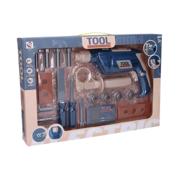 Vrtačka Funkční nářadí pro děti - elektrická vrtačka set 27 cm