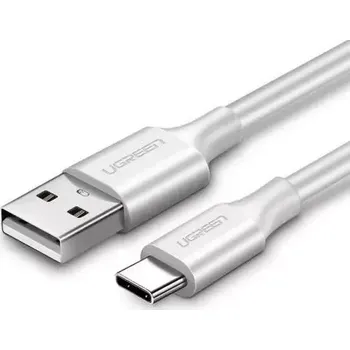 Datový kabel Ugreen Kabel USB-A (M) - USB-C (M) 1.5 m bílá (60122)