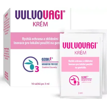 Intimní hygienický prostředek VULVOVAGI krém na záněty vulvy 10 x 3 ml