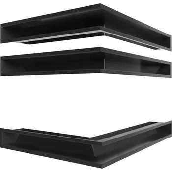 Krbová kamna Sada Mřížka rohový 3x LEVÁ STRANA KOMÍNA ZESTAW/LUFT/NL/NP/9/60/45S/C/3