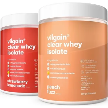 Protein Vilgain Clear Whey Isolate 500 g double pack