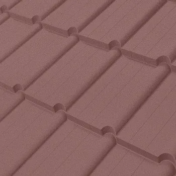 plechová krytina SATJAM střešní krytina York Modul TopMat RAL 8017 čokoládová hnědá