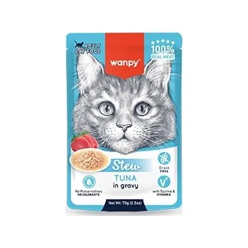 Krmivo pro kočku Wanpy cat - Dušené maso: Tuňák ve šťávě - WP85325/WK