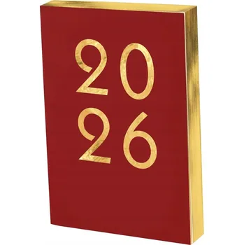 Kalendář Knižní kalendář 2026 A5 Antra červený