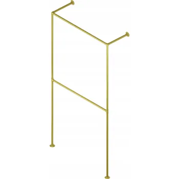 Věšák TYČ NA OBLEČENÍ VĚŠÁK NA ZEĎ LOFT ROBUSTNÍ fi 25mm HOTSE II ZLATÁ