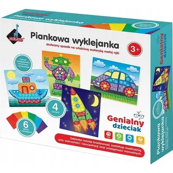 Dřevěná hračka Pěnová samolepka Askato 3102764