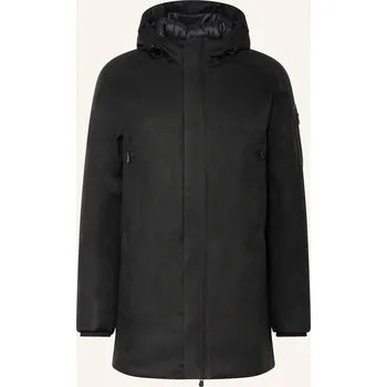 Pánská móda Boss Pánská Parka Hexatech, černá, 56