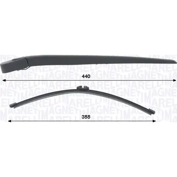 Stěrač Sada stěračů, čištění oken MAGNETI MARELLI 000723180451