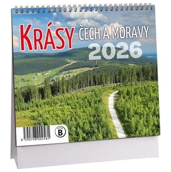 Kalendář Kalendář Krásy Čech a Moravy mini 2026