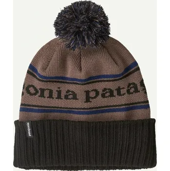 Čepice Patagonia Čepice Powder Town Beanie - Fitz Roy Stripe Knit - Park Stripe: Marlow Brown
