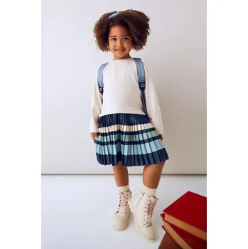 Dívčí šaty Dívčí šaty Mayoral 4911.6C.Mini.9BYA tyrkysová 67X, vel. 122