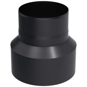 Element z černého plechu redukce 200/150 RED/S/200/150