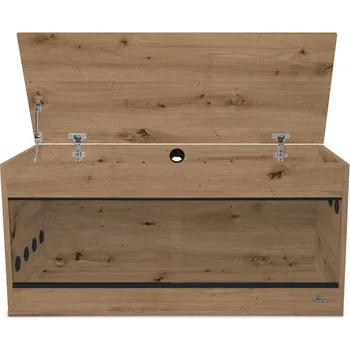 Terárium Diversa Dřevěné terárium s nástavcem 80 x 50 x 62 cm - Dub