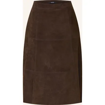 Dámská sukně Joop! Dámská Kožená Sukně, tmavě hnědá, 34