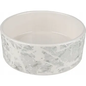 Miska pro psa Jedna keramická miska Yarro bílá 500 ml