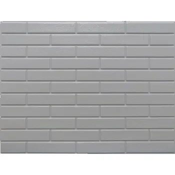 Obklad Obkladové panely 3D malá cihla šedá