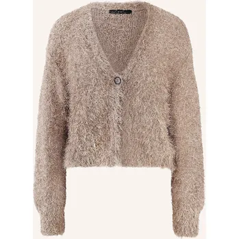 Dámský svetr Oui Dámský Pletený Kardigan, béžová, 42