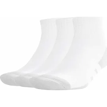 Pánské ponožky Kotníkové funkční ponožky adidas ESS CC QRT 3P bílé JD9568 - L | UK 11 | US 11,5