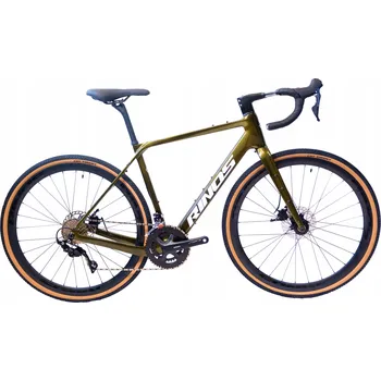 Silniční kolo Gravelové kolo Rinos Sandman 3.0 rám 56 cm kolo 28" zlaté