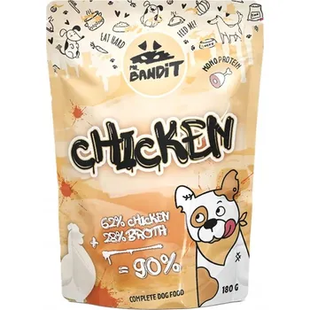 Krmivo pro psa Mr. Bandit Kuře 180g Monoproteinové Krmivo Vlhké s Kuřecím Masem pro Psy