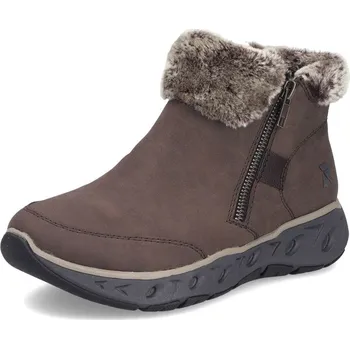 Dámské kozačky Dámská kotníková obuv RIEKER M6560-25 hnědá W5 36