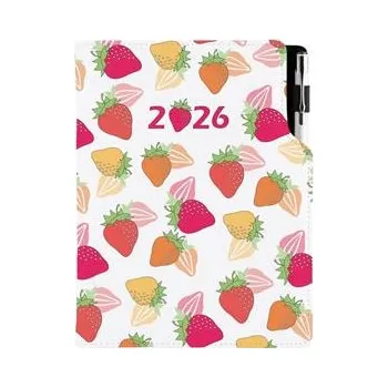 Diář Diář DESIGN denní A5 2026 český - Jahoda