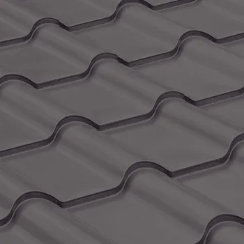 plechová krytina SATJAM střešní krytina Grande Plus PE25 RAL 9005 černá