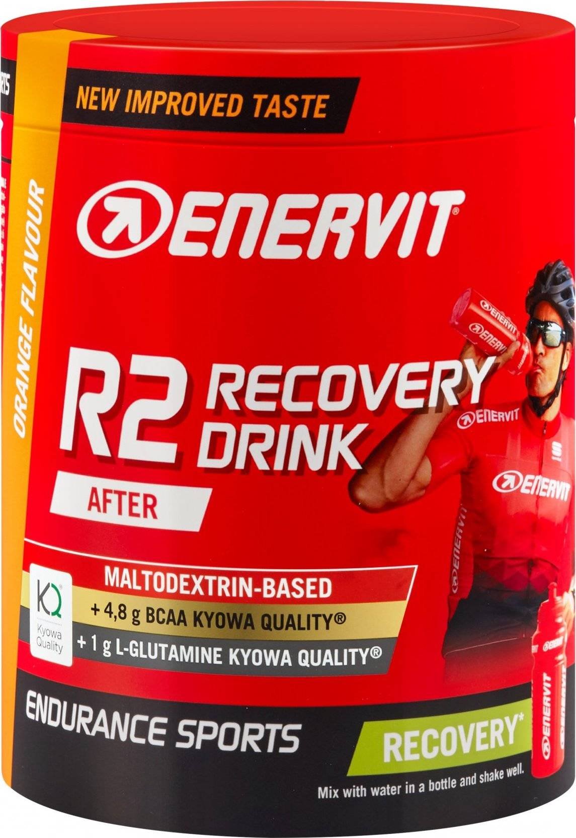 Enervit R2 Recovery Drink, pomeranč, 400 g Komplexní nápoj s BCAA a L-glutaminem, doplněk stravy