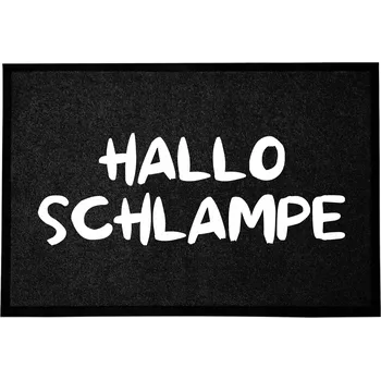 Rohožka Černá kokosová rohožka vstupní | Čau Suko Dárek 40x60cm