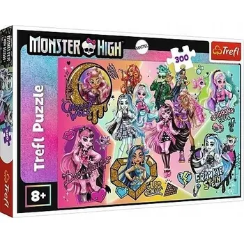 Puzzle Trefl Monster High 300 dílků - Zombie horou! 23027