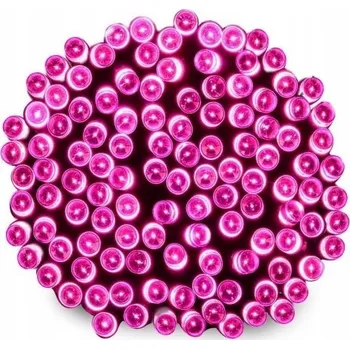 Vánoce Vánoční osvětlení na stromeček Led venkovní 22 m 201 - 300 světýlek Růžové