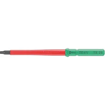 Šroubovák WERA Vyměnitelný dřík Torx TX15x157mm VDE67i Kraftform Kompakt 05006535001