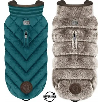 Obleček pro psa Oboustranná péřová bunda pro psy Orson Milk & Pepper Velikost: 29