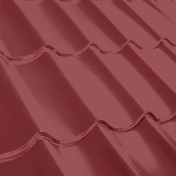 plechová krytina SATJAM střešní krytina Roof Classic PE25 RAL 3009 oxidovaná červená