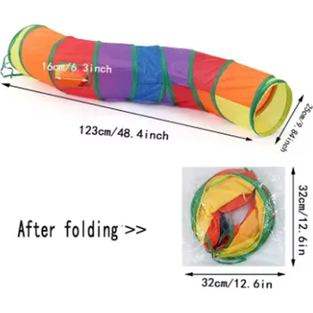 Hračka pro kočku Hrací tunel pro kočky - ve tvaru "S" nebo "T" Varianta: tvar "S"