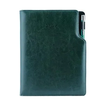 Diář Diář GEP s propiskou týdenní A5 2026 český - zelená