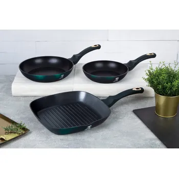 Pánev Grilovací pánev Berlinger Haus Emerald Collection 28 cm titanová