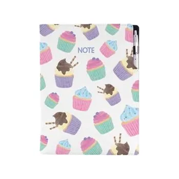 Notes - zápisník DESIGN A4 linkovaný - Donut