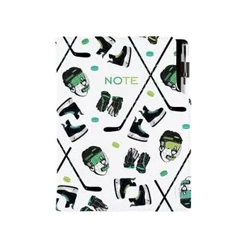 Zápisník Notes DESIGN B6 nelinkovaný - Hokej