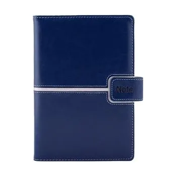 Zápisník Notes - zápisník MAGNETIC A5 čtverečkovaný - modrá/stříbrná