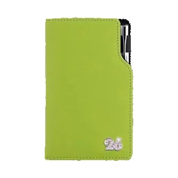 Diář Diář GEP CRYSTAL týdenní kapesní 2026 český - světle zelená