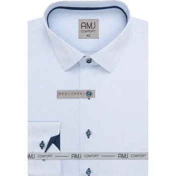 Košile s dlouhým rukávem AMJ Comfort VDBR 1419 sv.modrá velikost 41