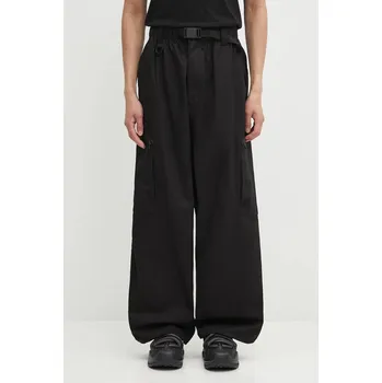 Pánské kalhoty Kalhoty Y-3 Twill Cargo, L, černá, 99X