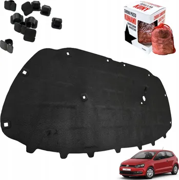 Kapota Odhlučnění kapoty IZOLACE VOLKSWAGEN POLO 6R 09-17 + ODPUZOVAČ HLODAVCŮ SPONKY HQ