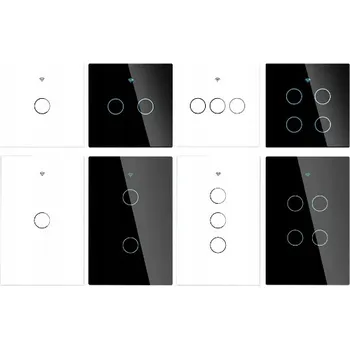 vypínač Zigbee nástěnný vypínač, Tuya, bílý, 1-tlačítko